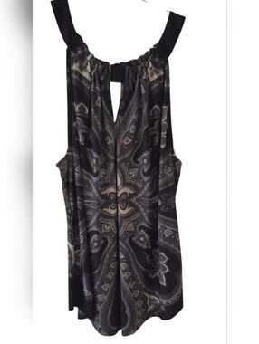 INC International Concepts Printed Halter Top Size XXL